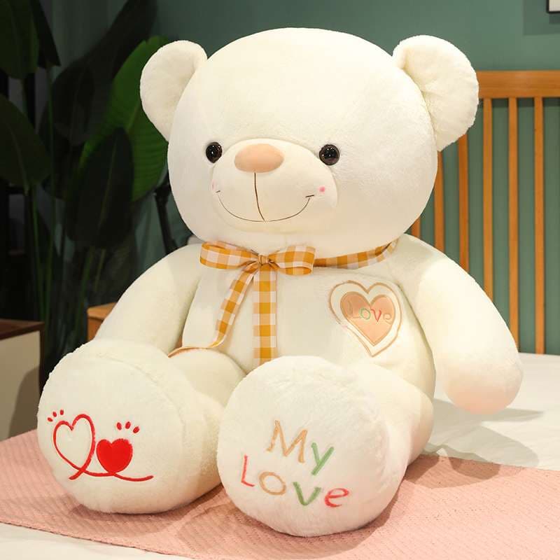 リボン付きギフト 誕生日 プレゼント くまぬいぐるみ #387