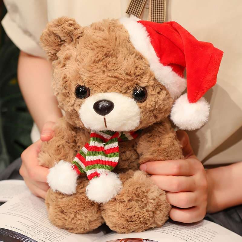 このくまぬいぐるみ ストライプ柄 癒し ギフト向け くまぬいぐるみ