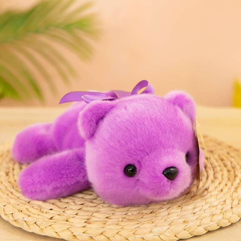 パープル 大きいサイズ プレゼント くまぬいぐるみ