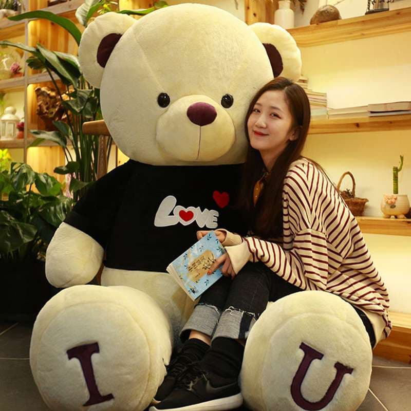 メッセージ付き 大きいサイズ 大・特大サイズ くまぬいぐるみ