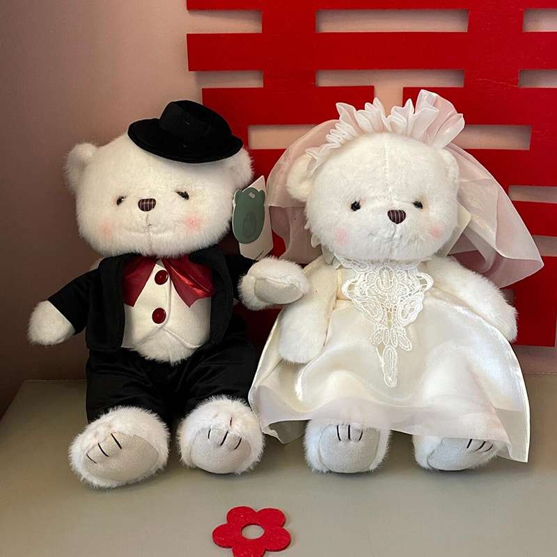 新郎新婦 ウェディングギフト 結婚祝い プレゼント くまぬいぐるみ