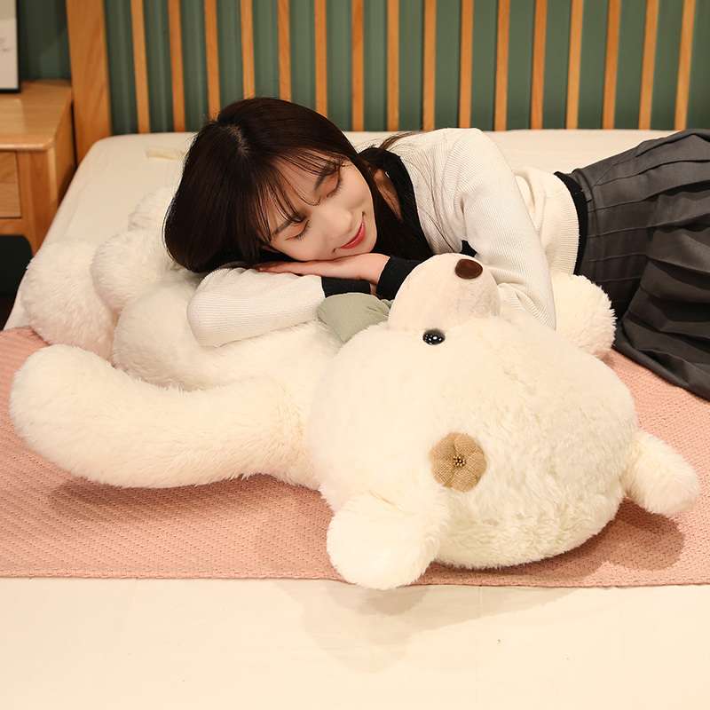 白特大 癒し ギフト向け くまぬいぐるみ