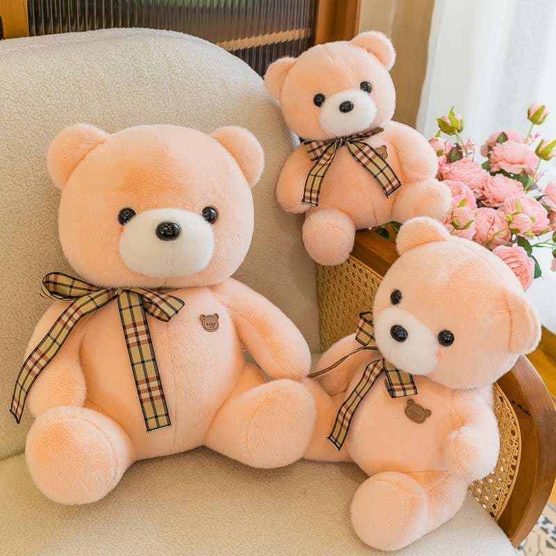 リボン付きギフト 誕生日 プレゼント くまぬいぐるみ