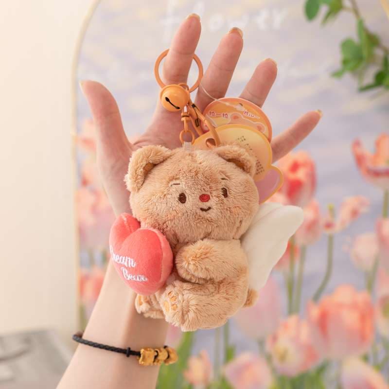 茶色ミニ 癒し ギフト向け くまぬいぐるみ