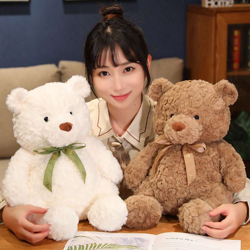 白 癒し ギフト向け くまぬいぐるみ #541