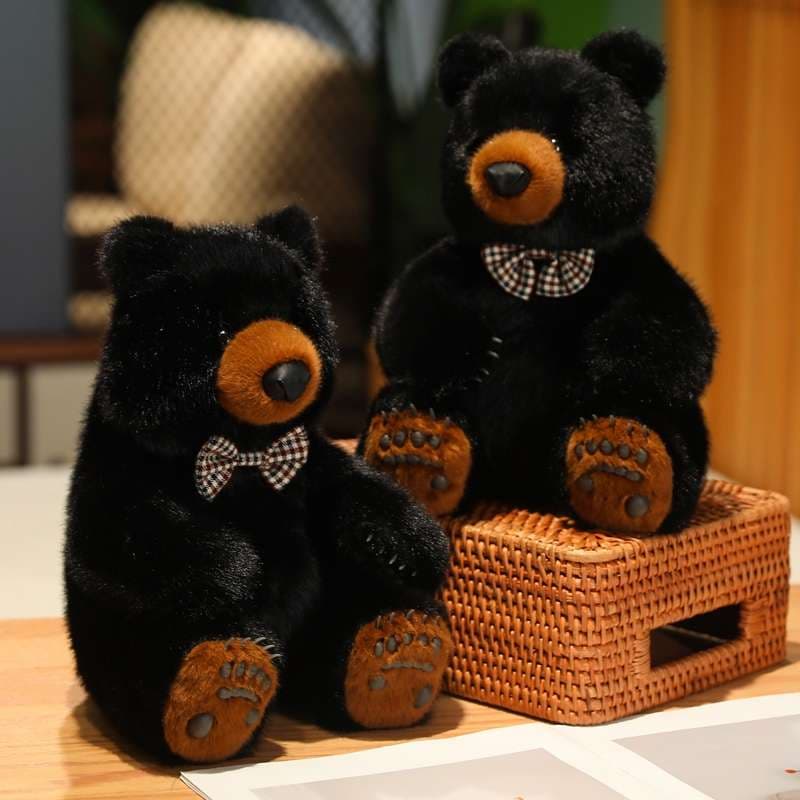 ふんわり柔らかな生地 リボン付きギフト 誕生日 くまぬいぐるみ