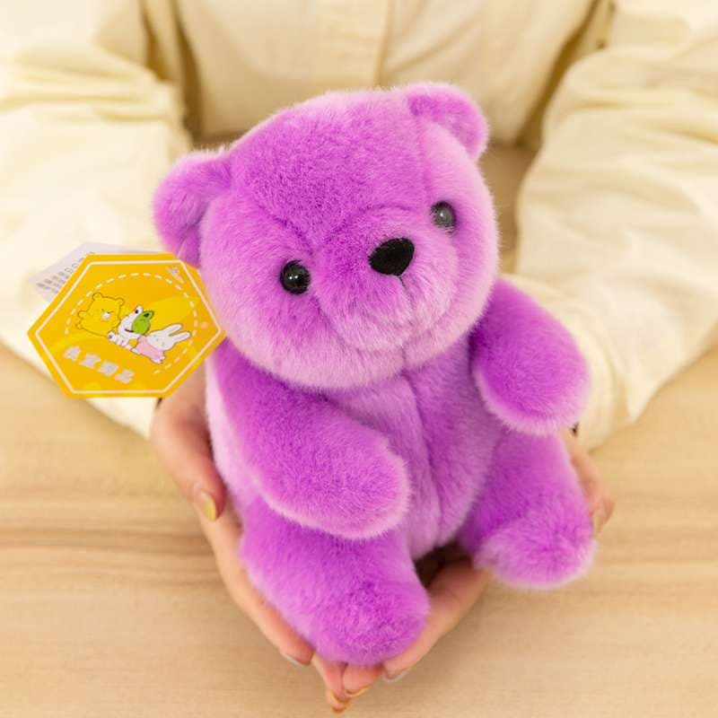 パープル 大きいサイズ プレゼント くまぬいぐるみ