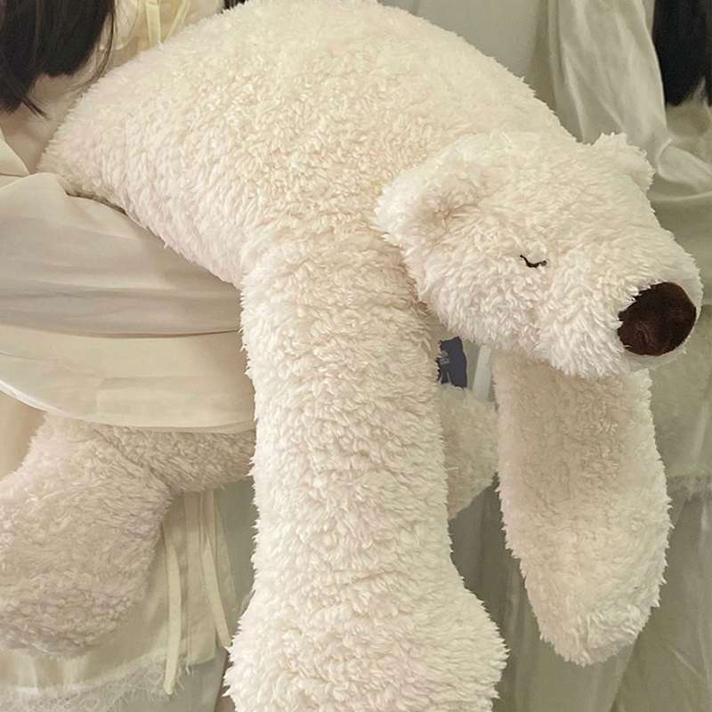 ふわふわ シロクマ 抱き枕サイズ 大きいサイズ くまぬいぐるみ #109