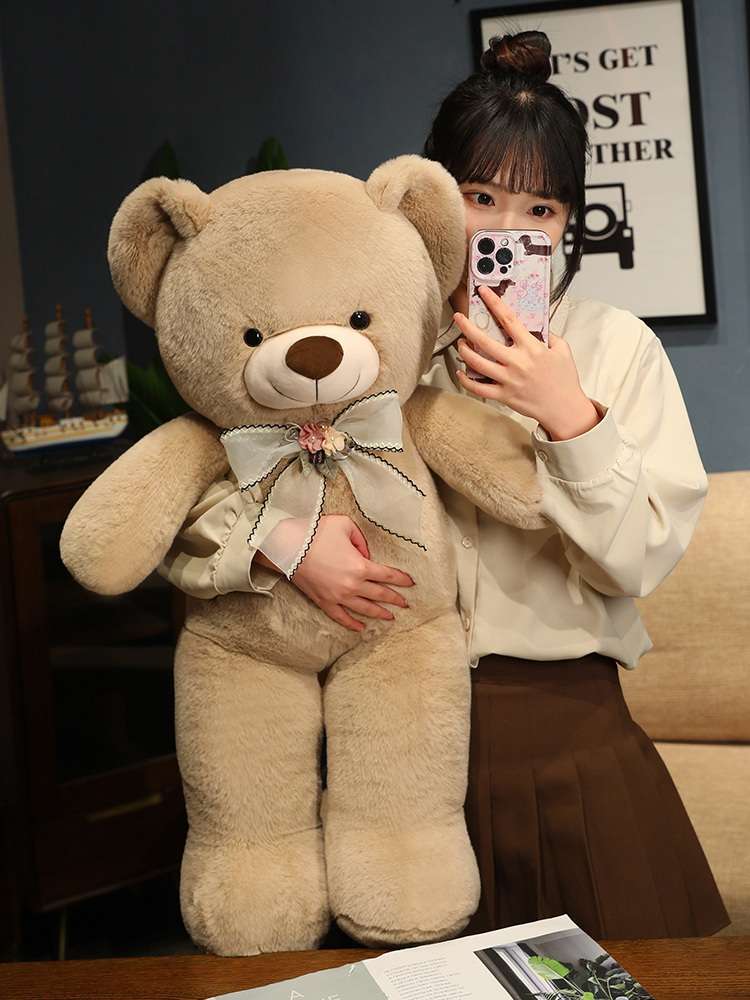 特大サイズ 柔らかな手触り 癒し ギフト向け くまぬいぐるみ