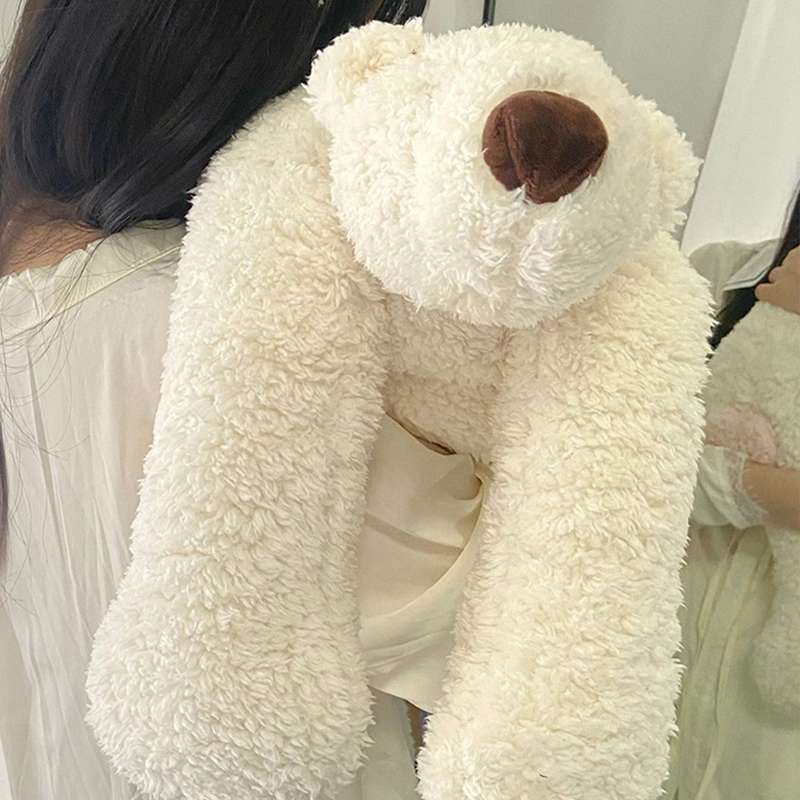 ふわふわ シロクマ 抱き枕サイズ 大きいサイズ くまぬいぐるみ #109