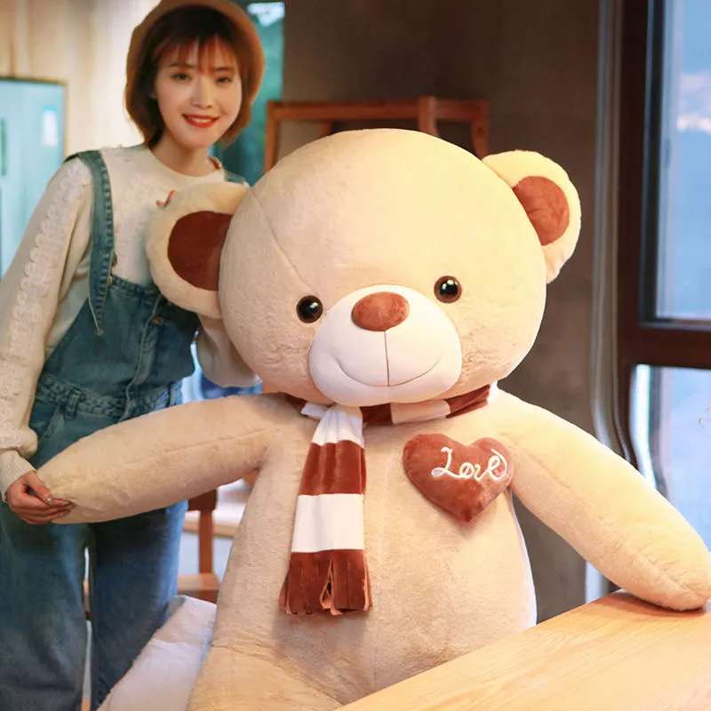 愛らしい笑顔 大きな 癒し ギフト向け くまぬいぐるみ