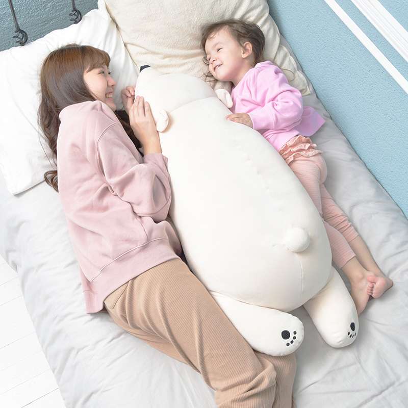シロクマ 癒し ギフト向け くまぬいぐるみ