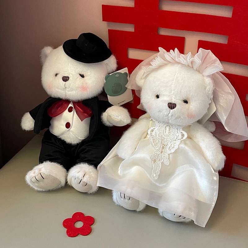 新郎新婦 ウェディングギフト 結婚祝い プレゼント くまぬいぐるみ