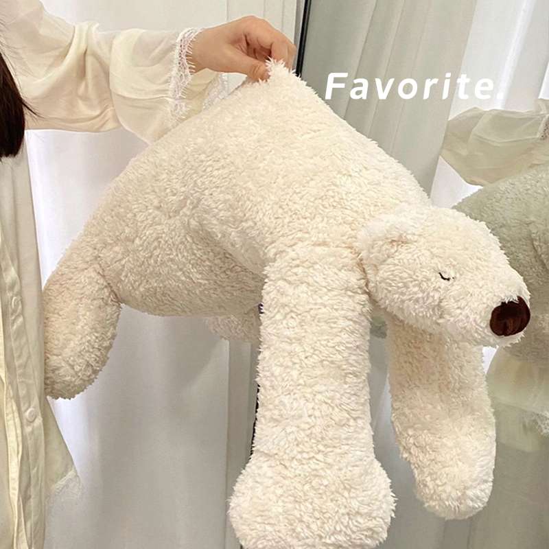 ふわふわ シロクマ 抱き枕サイズ 大きいサイズ くまぬいぐるみ #109