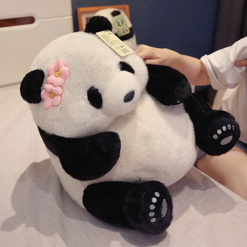 柔らかな手触り パンダ 癒し ギフト向け くまぬいぐるみ