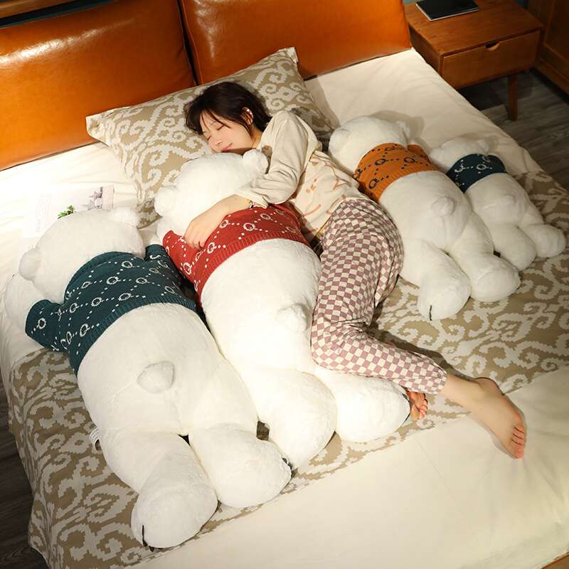 ふわふわ シロクマ 抱き枕サイズ 大きいサイズ くまぬいぐるみ