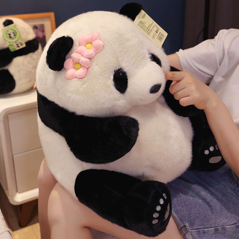 柔らかな手触り パンダ 癒し ギフト向け くまぬいぐるみ