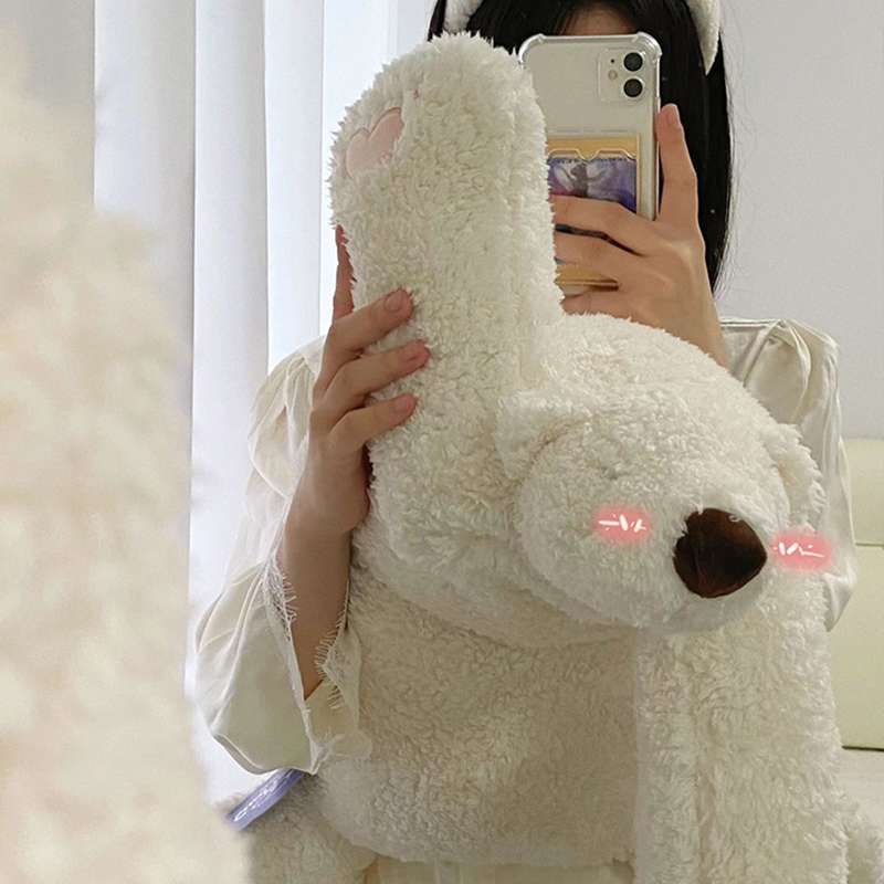 ふわふわ シロクマ 抱き枕サイズ 大きいサイズ くまぬいぐるみ #109