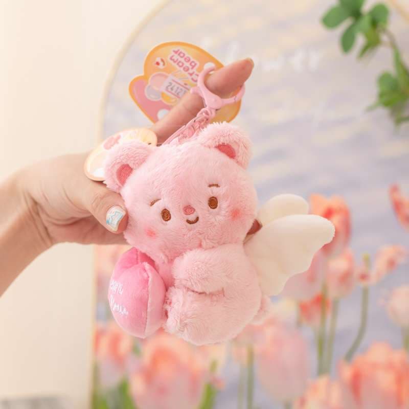 茶色ミニ 癒し ギフト向け くまぬいぐるみ