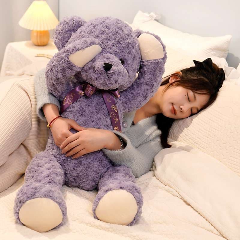 ピンク 癒し ギフト向け くまぬいぐるみ