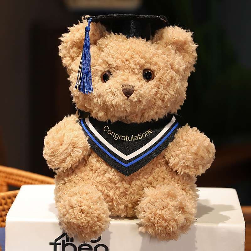 卒業を祝う特別な 癒し ギフト向け くまぬいぐるみ
