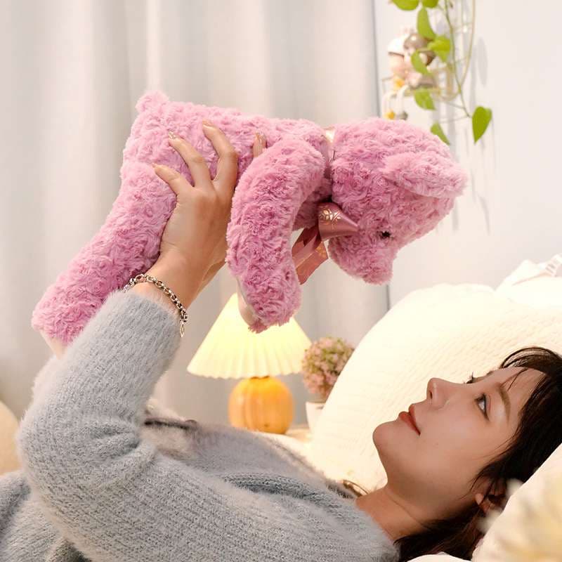 ピンク 癒し ギフト向け くまぬいぐるみ