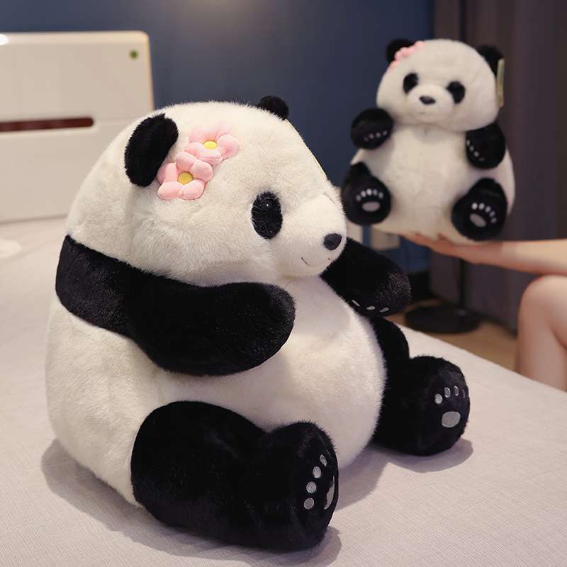 柔らかな手触り パンダ 癒し ギフト向け くまぬいぐるみ