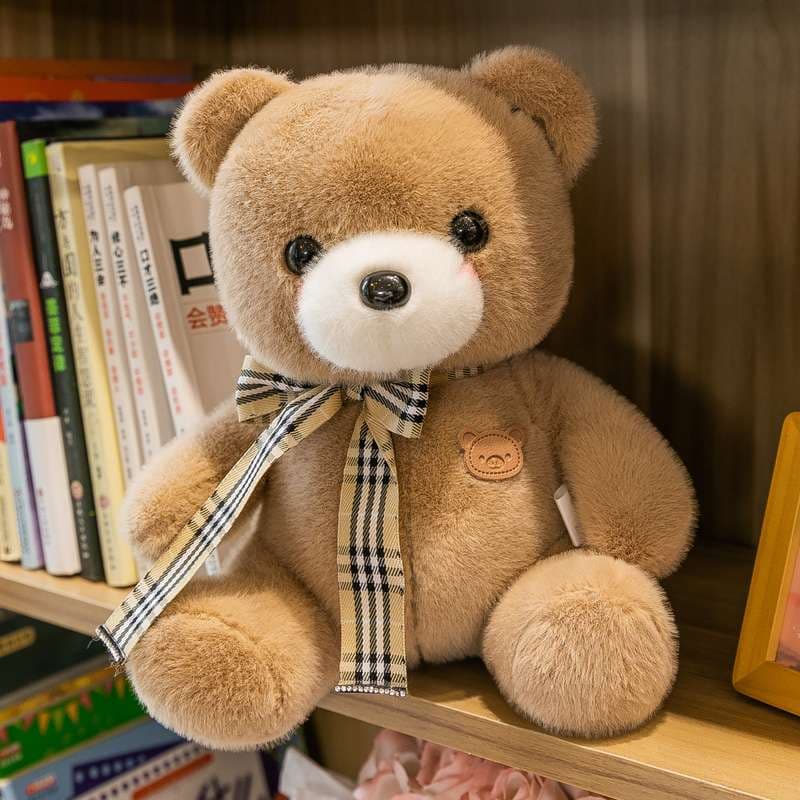 リボン付きギフト 誕生日 プレゼント くまぬいぐるみ
