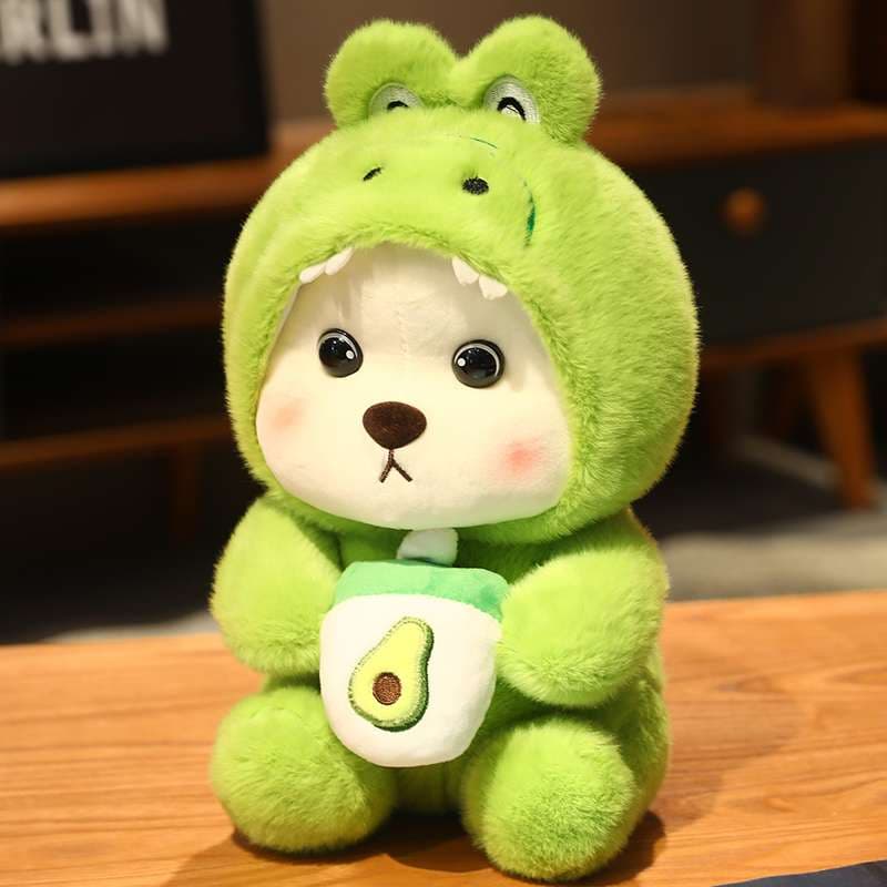 愛らしいくまぬいぐるみ 白 癒し ギフト向け くまぬいぐるみ