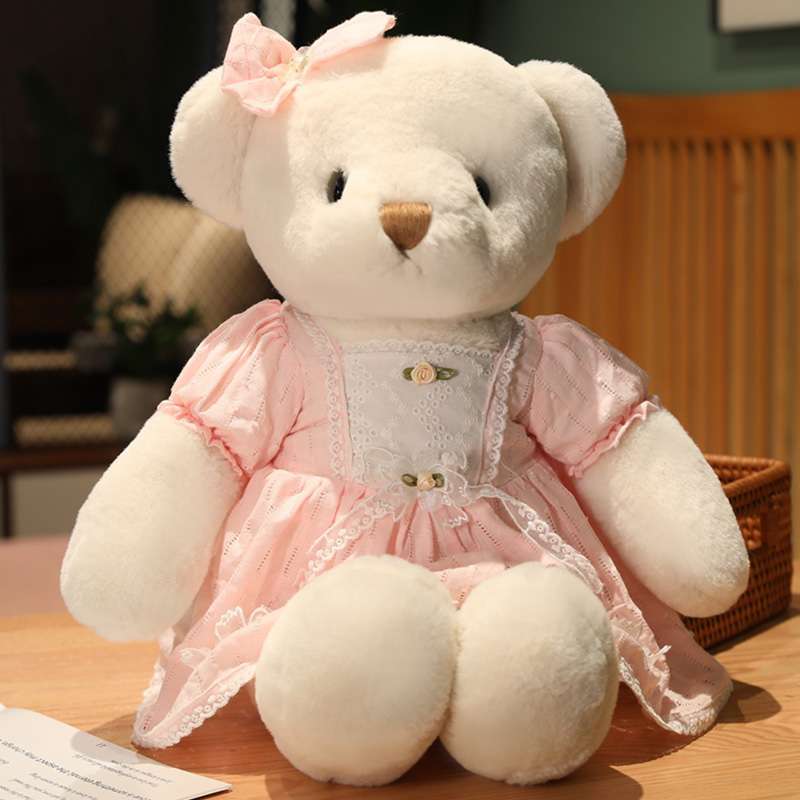 くまぬいぐるみく 白 癒し ギフト向け くまぬいぐるみ