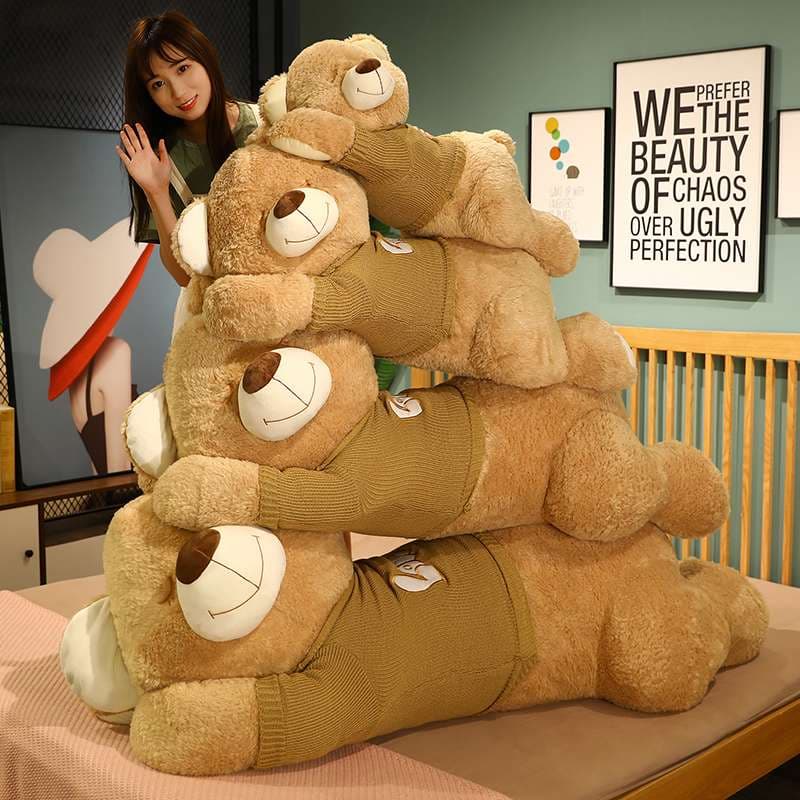 大きくて抱きしめ 抱き枕サイズ 大きいサイズ くまぬいぐるみ