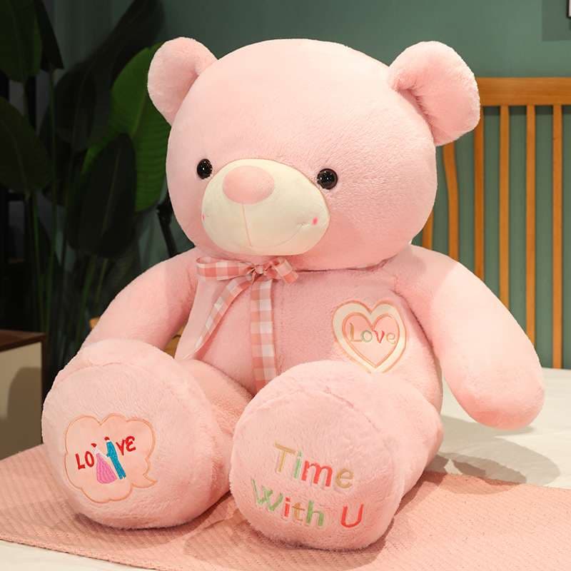 リボン付きギフト 誕生日 プレゼント くまぬいぐるみ #387