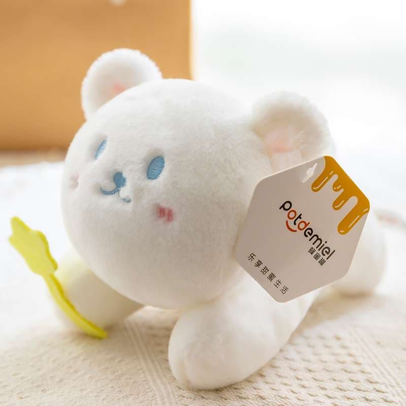 星を抱きしめるく 白 癒し ギフト向け くまぬいぐるみ
