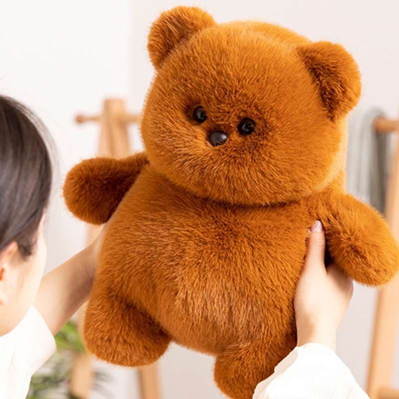 ふわふわ 茶色 抱き心地 プレゼント くまぬいぐるみ