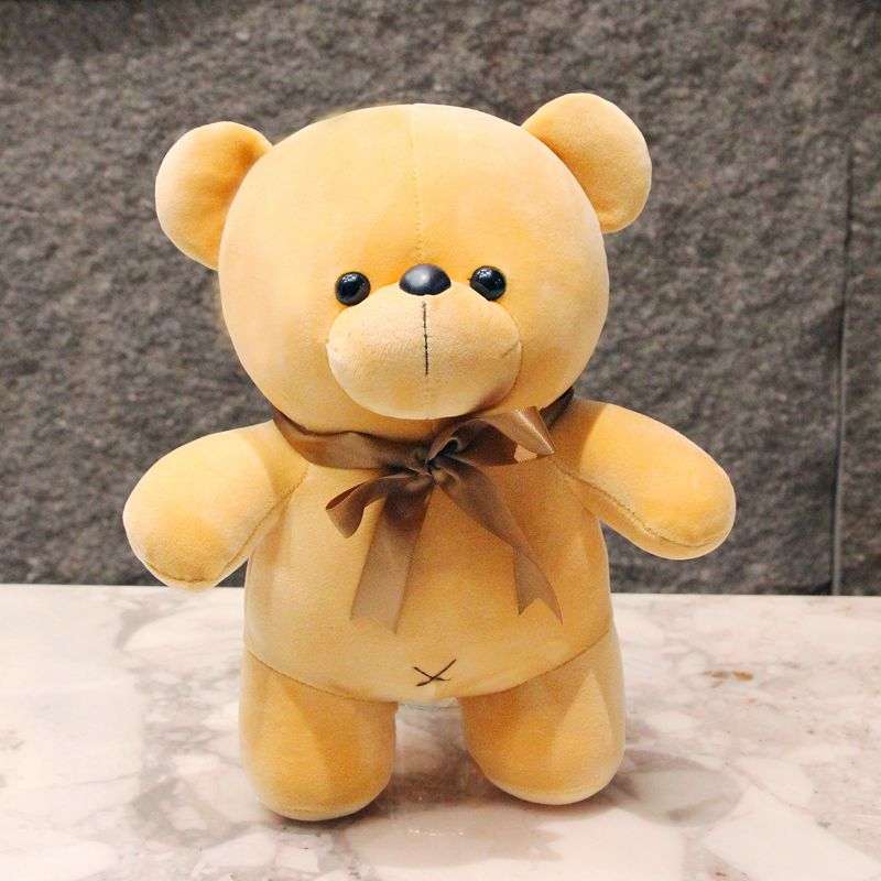 ふわふわ リボン付きギフト 誕生日 プレゼント くまぬいぐるみ #361