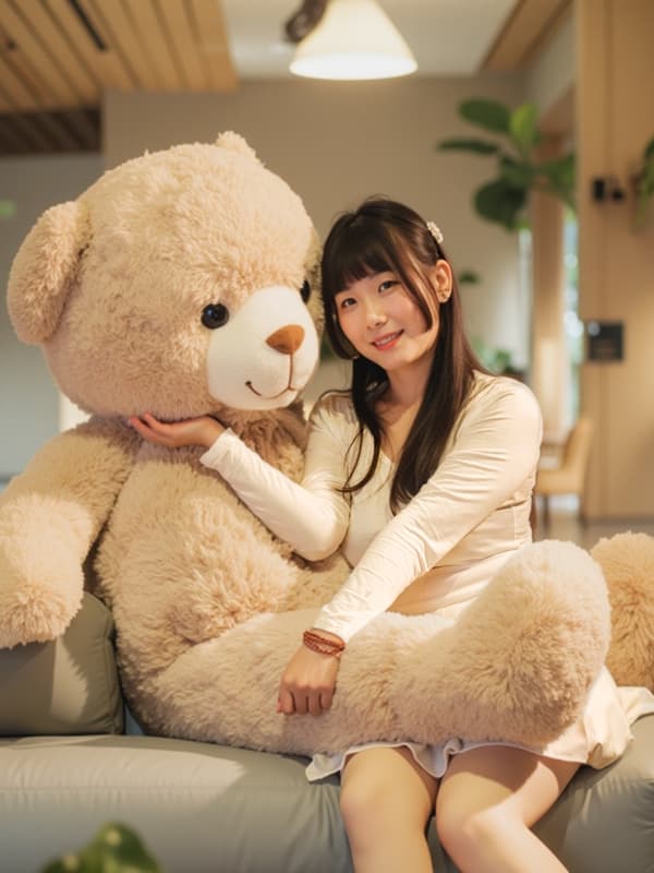 思わず抱きしめた 大きいサイズ 大・特大サイズ くまぬいぐるみ