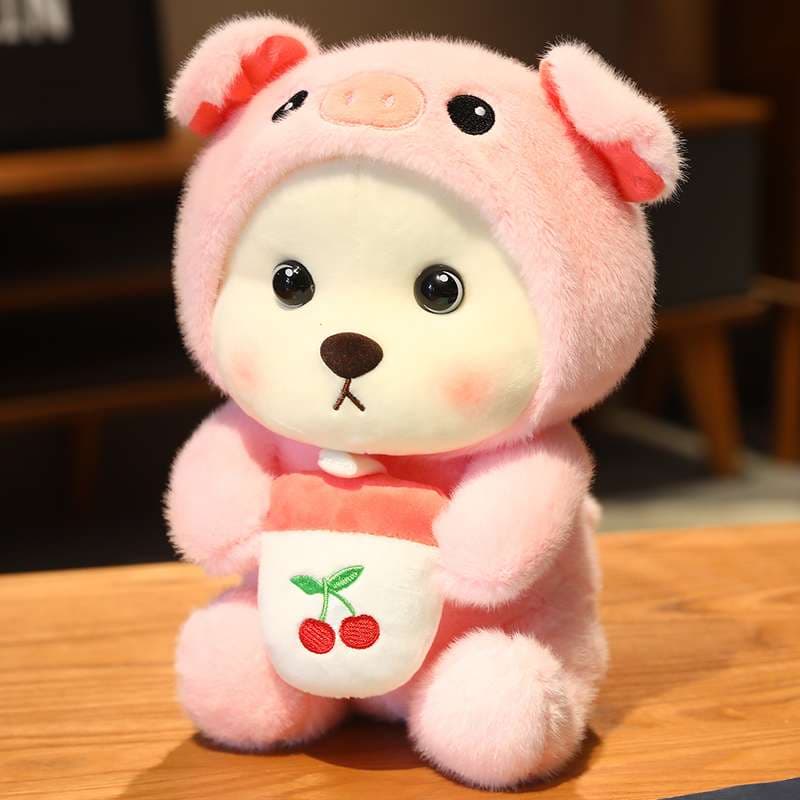 愛らしいくまぬいぐるみ 白 癒し ギフト向け くまぬいぐるみ