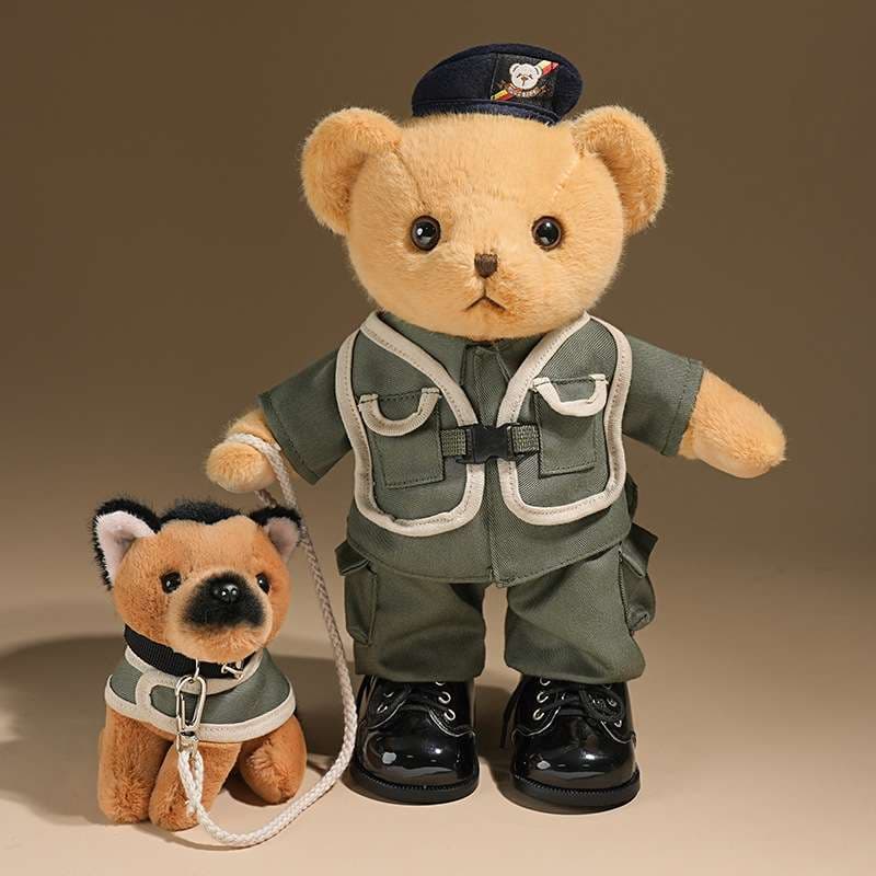 自衛隊 制服デザイン コスプレ プレゼント向け くまぬいぐるみ