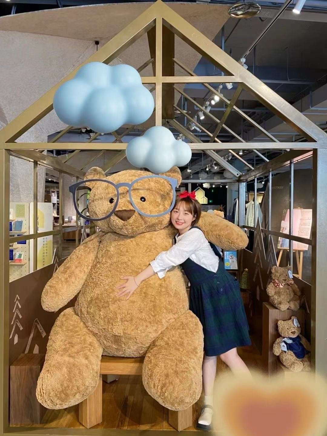 愛らしいくまぬいぐるみ 大きいサイズ 大・特大サイズ くまぬいぐるみ #623